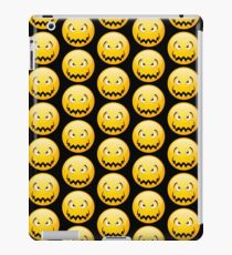 Halloween Grusel T-Shirt Kürbis Smiley iPad-Hülle & Klebefolie