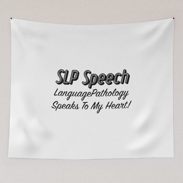 Item preview, SLP Speech Language Pathology Speech Gifts designed and sold by miracletee.
