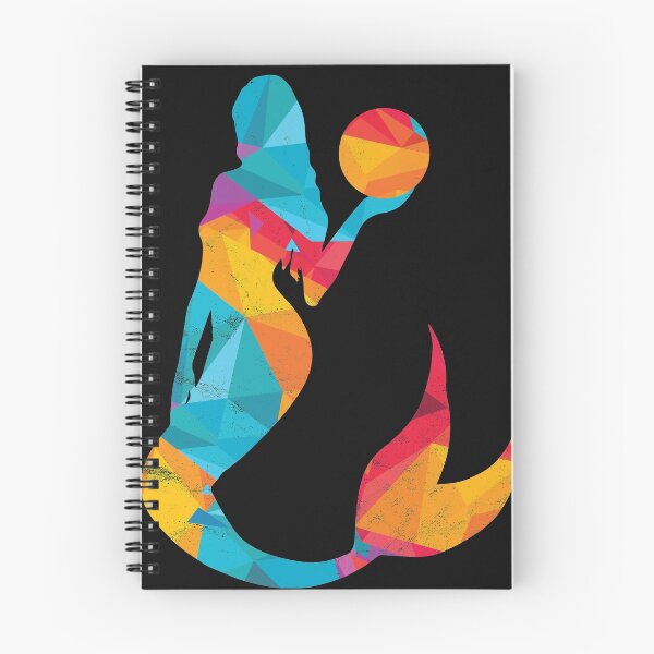 Item preview, mermaid water polo gift colorful girl designed and sold by art-i-fex.