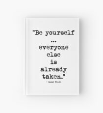 Oscar Wilde Be Yourself Hardcover Journal
