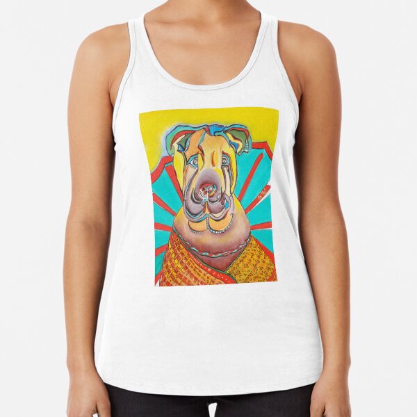Beach Dog Racerback Tank Top