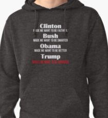Trump Makes Me Want To Be Canadian Pullover Hoodie