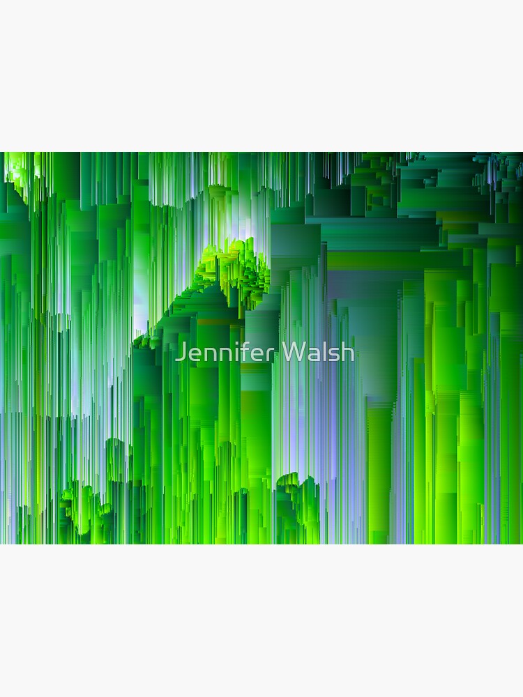 Nature Glitchin' - Abstract Pixel Art by InsertTitleHere