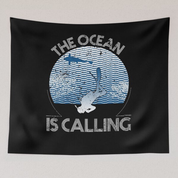 Item preview, The Ocean Is Calling Scuba Dive Shirt Scuba Diver Shirt designed and sold by shoppzee.