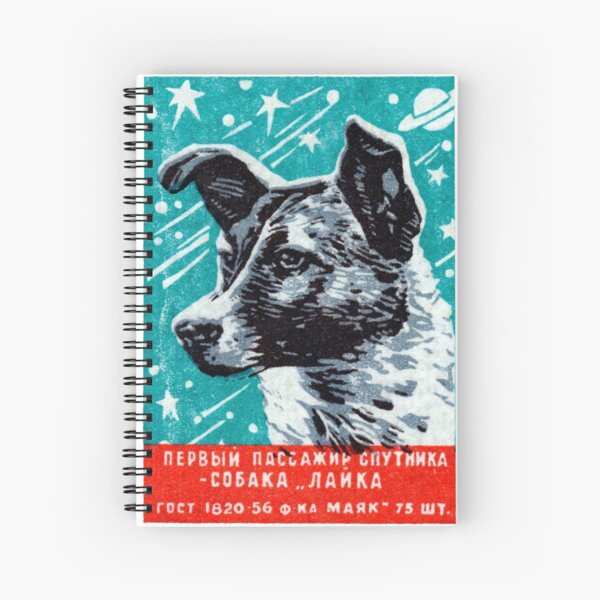 1957 Laika the Space Dog Spiral Notebook