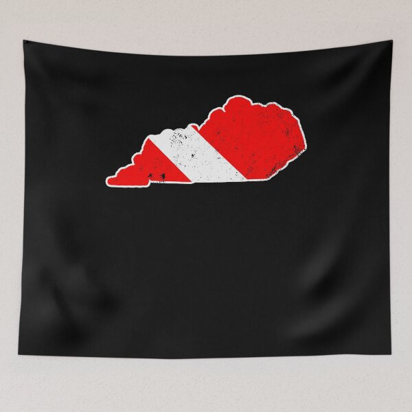 Item preview, Kentucky Scuba Dive Flag Diver Down Flag Shirt designed and sold by shoppzee.