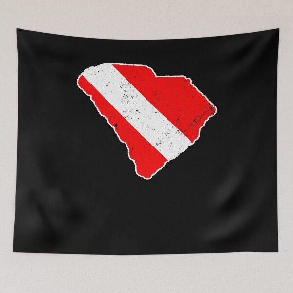 Item preview, South Carolina Scuba Dive Flag Diver Down Flag Shirt designed and sold by shoppzee.