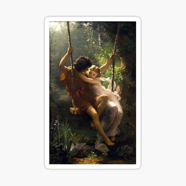 Springtime - Pierre Auguste Cot Sticker