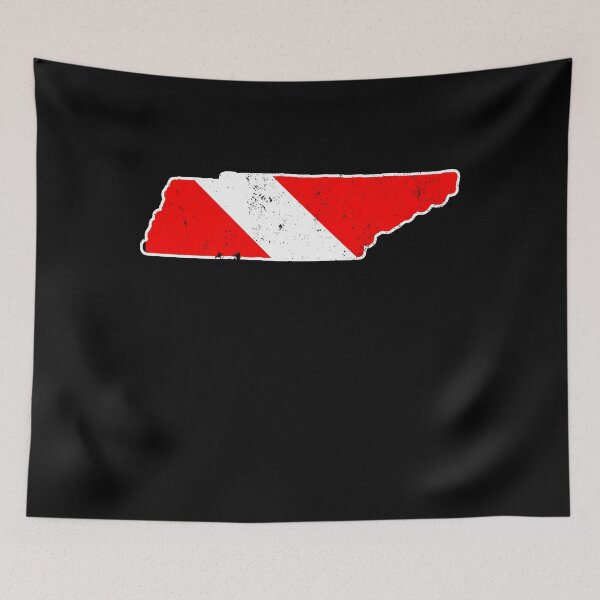 Item preview, Tennessee Scuba Dive Flag Diver Down Flag Shirt designed and sold by shoppzee.