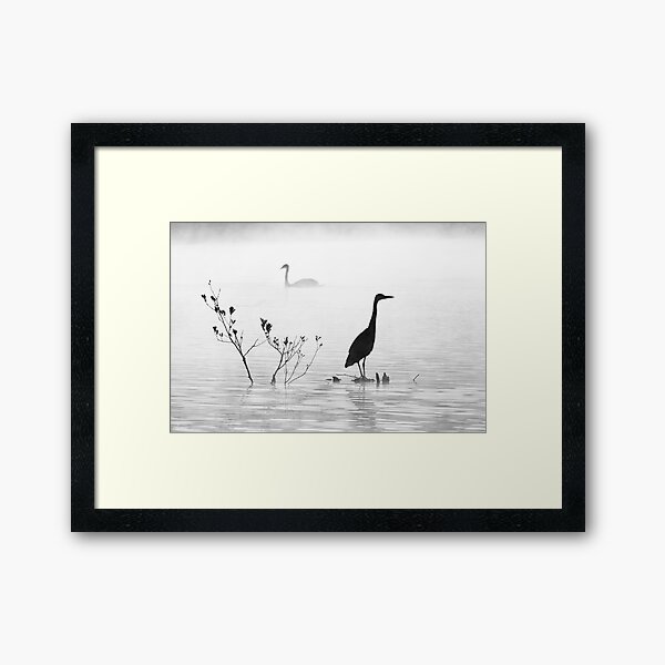 Life on the Lake Framed Art Print