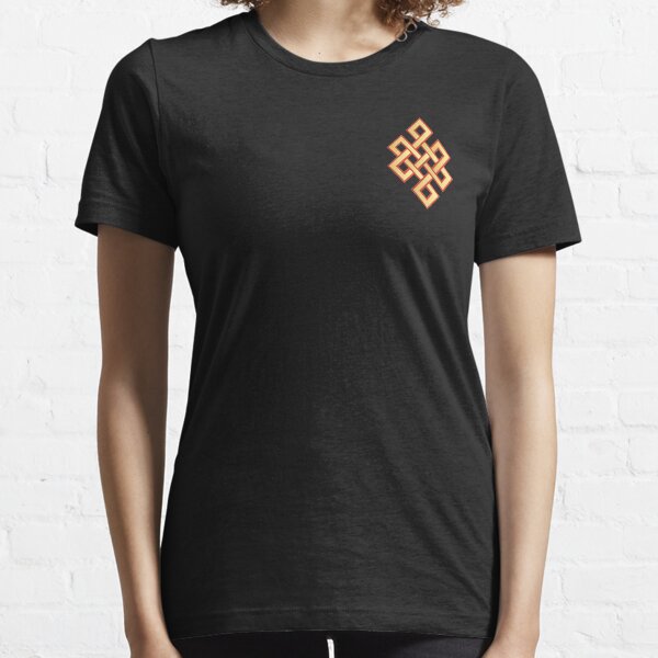 Buddhist T-Shirt - Auspicious Endless Knot Pocket T-Shirt Essential T-Shirt