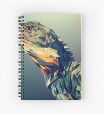 Cuaderno de espiral dibujo digital iguana