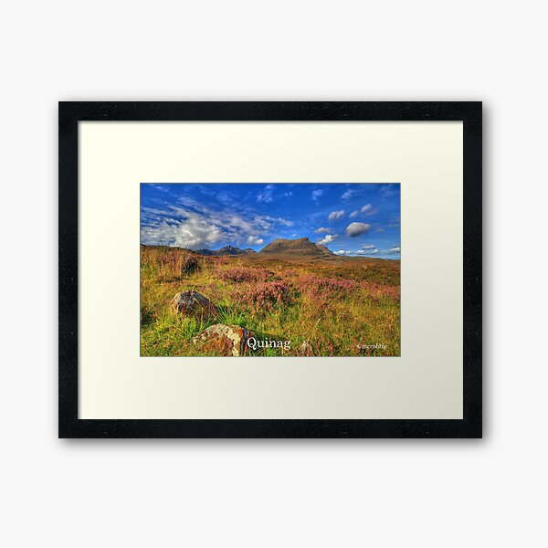 Quinag Sutherland Framed Art Print