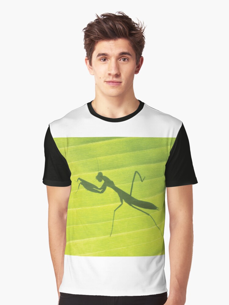Thumbnail 1 of 5, Graphic T-Shirt, Shadow of Praying Mantis designed and sold by RichardG-W.