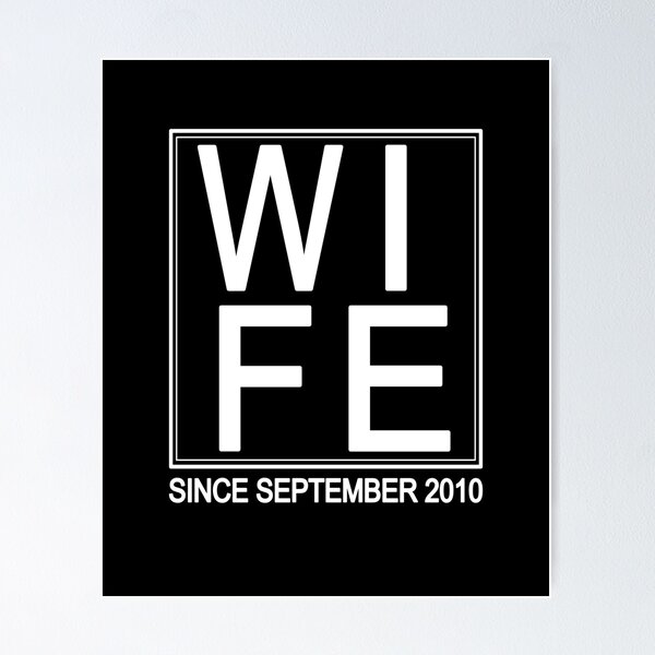 Item preview, BEST WIFE SINCE SEPTEMBER 2010 Wedding designed and sold by Mmastert.