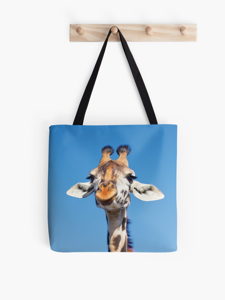 Thumbnail 1 of 2, Tote Bag, Giraffe Portrait designed and sold by RichardG-W.