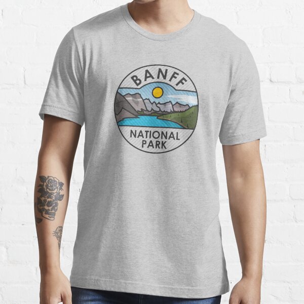 “Banff National Park Basic” T-shirt for Sale by tysonK | Redbubble
