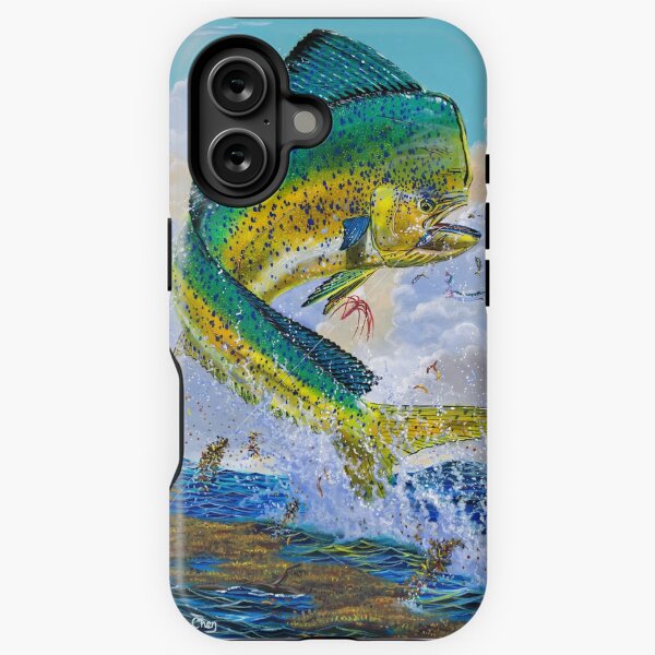 Mahi Hook Up iPhone Tough Case