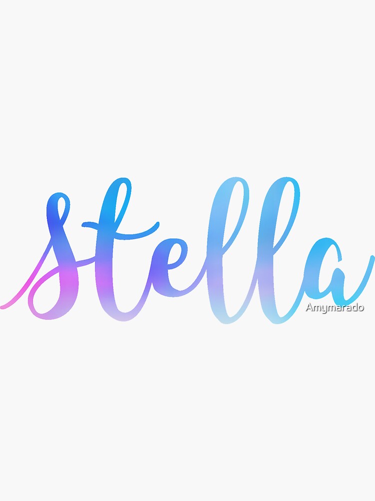 stella-sticker-for-sale-by-amymarado-redbubble