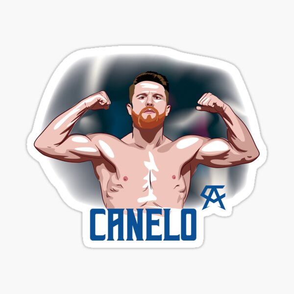 Canelo Alvarez Vector White Muscle T