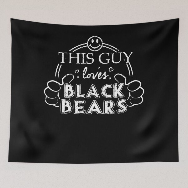 Item preview, Vertabrate Zoology Shirt Guy Loves Black Bears Shirt designed and sold by shoppzee.