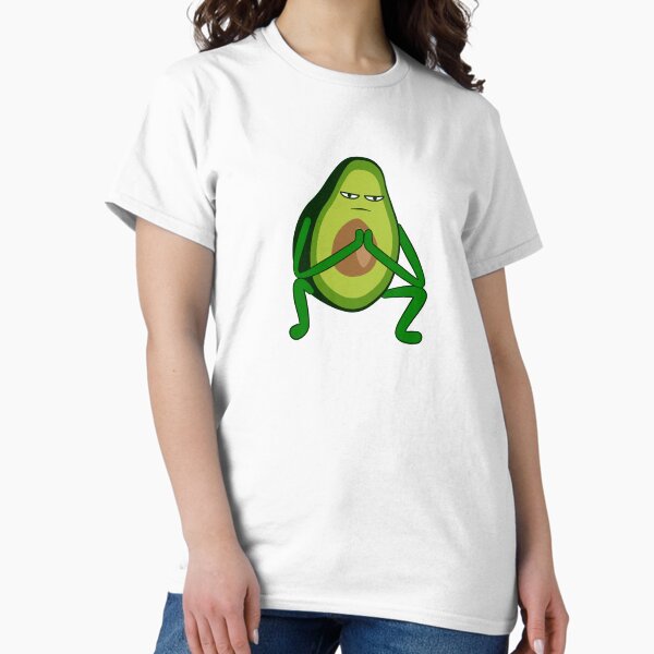 Vista previa del artículo con la obra «Sentadilla de rap con aguacate», diseñado y vendido por lurchmerch.