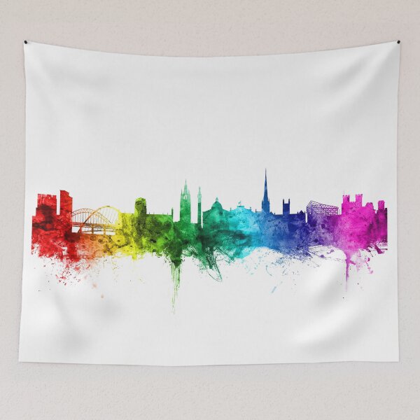 Artikelvorschau, Newcastle England Skyline entworfen und verkauft von ArtPrints.