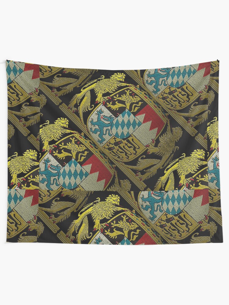 Alternate view of Symbol of Bavaria..Coat of Arms Tapestry