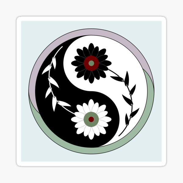 Vista previa del artículo con la obra «Flor de Ying Yang», diseñado y vendido por Passie.