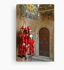 Pinocchio in Pienza Canvas Print