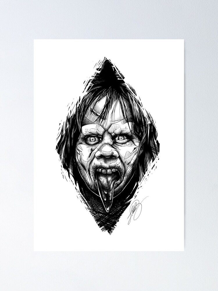 Vista alternativa de Póster Regan McNeal, El Exorcista