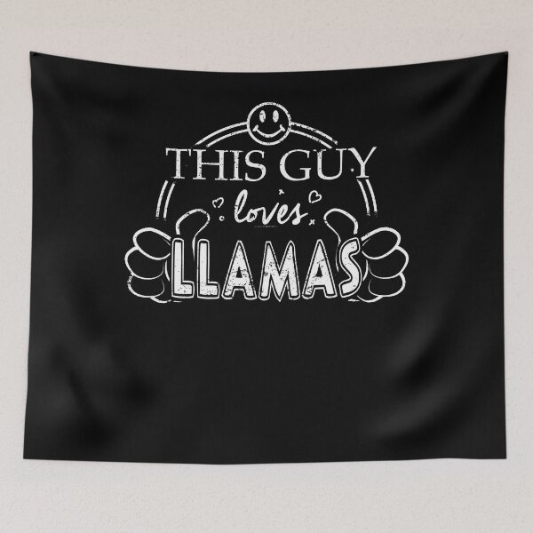 Item preview, Zoology Teacher Shirt Guy Loves Llamas Shirt designed and sold by shoppzee.