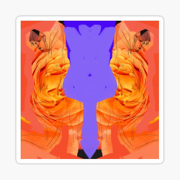 Twinning series: Composed of Roses Sticker