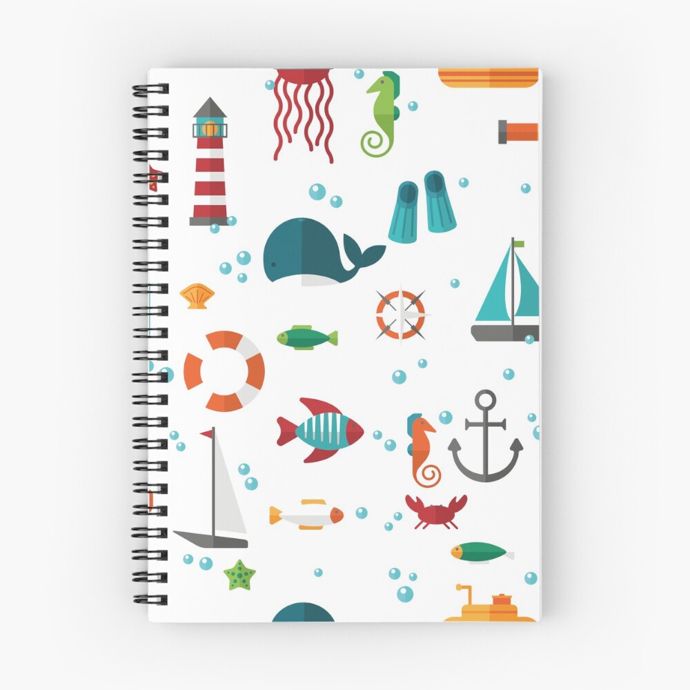 Item preview, Spiral Notebook designed and sold by PCollection.