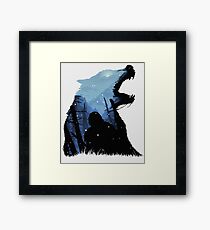Jon Snow - King of The North Framed Print