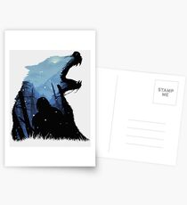 Jon Snow - König des Nordens Postkarten