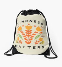 kindness matters Drawstring Bag