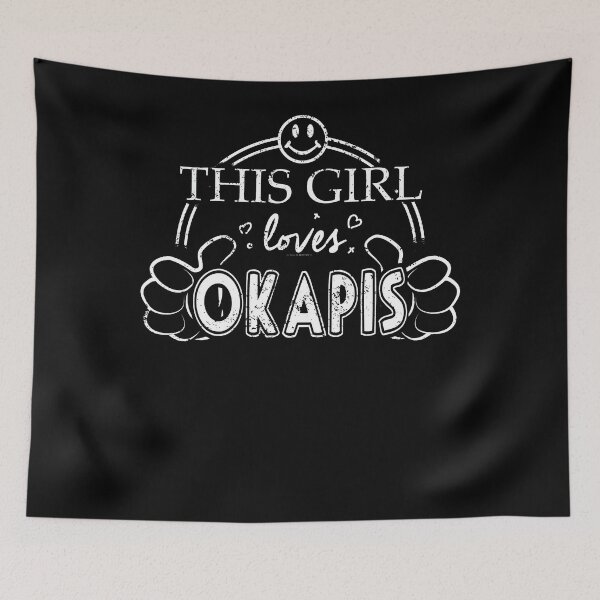 Item preview, Colege Zoology Shirt Girl Loves Okapis Shirt designed and sold by shoppzee.