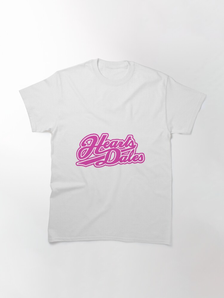 Alternate view of Heartsdales logo pink white Classic T-Shirt
