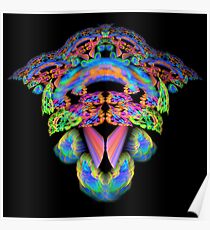Floral Fantasy Fractal Poster