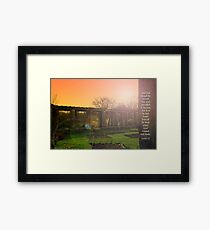 Genesis Framed Print