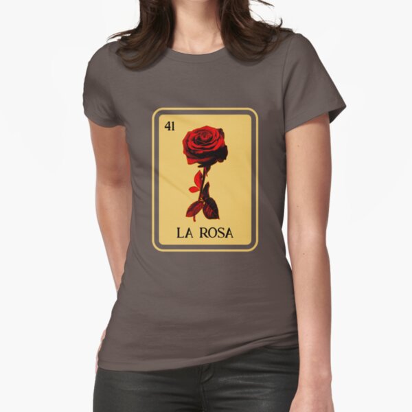 "Mexican Loteria Shirt La Rosa" Tshirt by phskulmshirt Redbubble