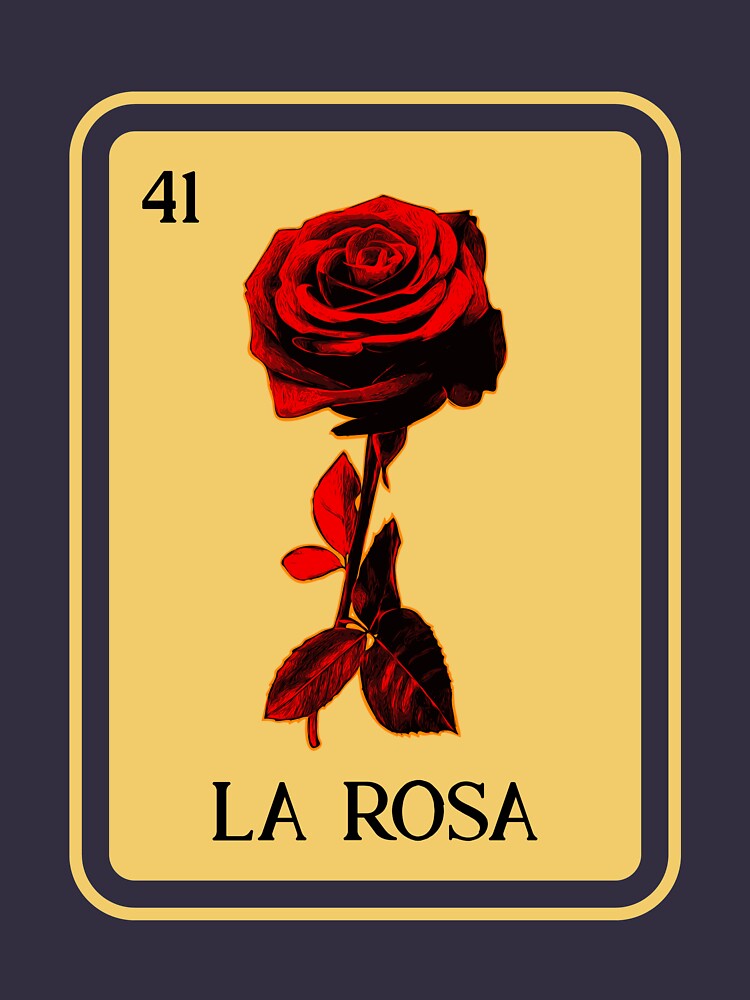 loteria shirts la rosa