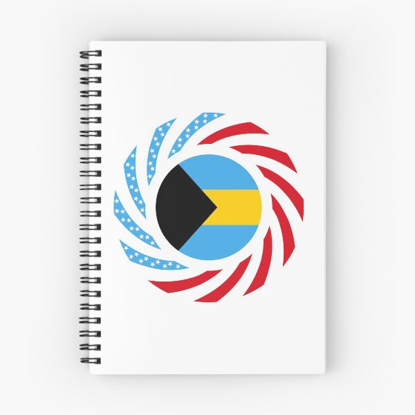 Item preview, Bahamian American Multinational Patriot Flag Series designed and sold by Carbon-Fibre Media.