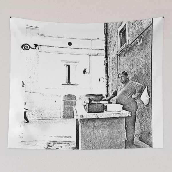 Item preview, Vulture: fish vendor designed and sold by Giuseppe Cocco.