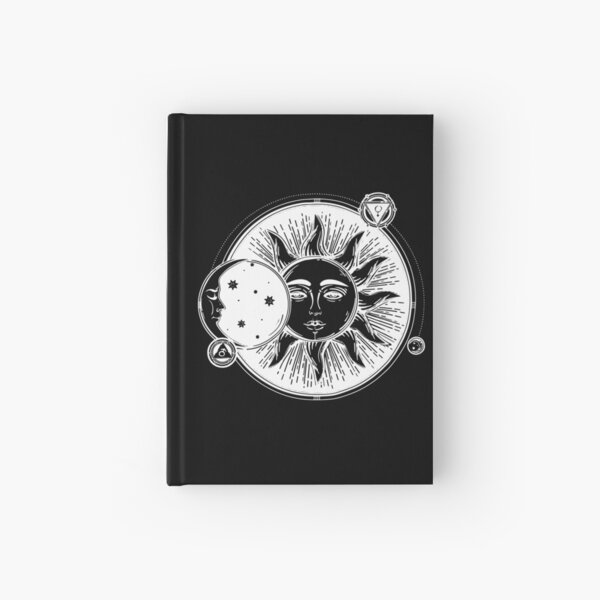 Sun and Moon Hardcover Journal