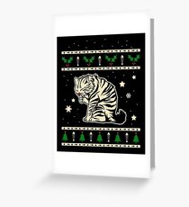 Christmas American Bobtail Cat Gift Greeting Card