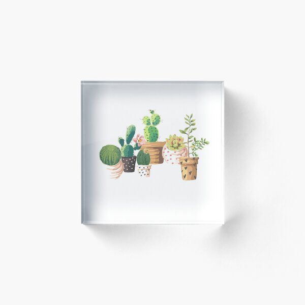 Cactus! Acrylic Block