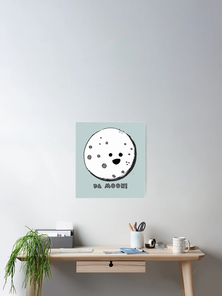 Thumbnail 2 of 3, Poster, Da Moon!! designed and sold by Rafiwashere.
