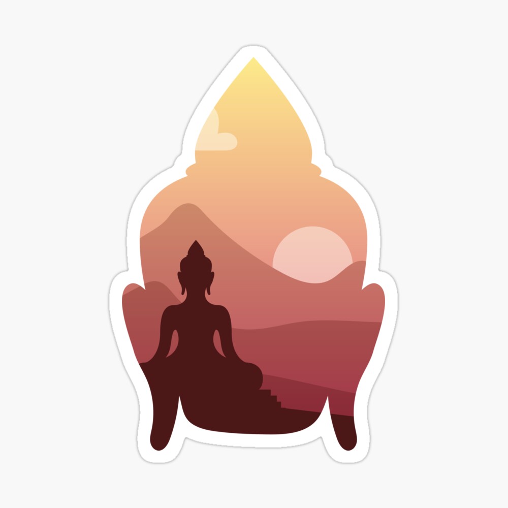 Buddha Buddhism Buddhist Meditation Meditate Relax Gift Idea Gift Cartoon Art Board Print By Shirt Expert Redbubble